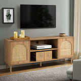Norbert TV Stand Rattan for TVs up to 65"