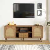 Norbert TV Stand Rattan for TVs up to 65"