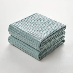 BDS Waffle Bath Towels - Pistachio Color- Set of 2