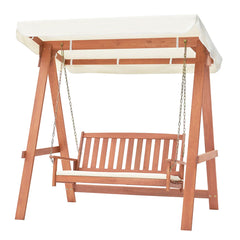 Tangkula 2 Person Porch Swing with Canopy