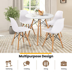 Tangkula 5-Piece Dining Table Set for 4