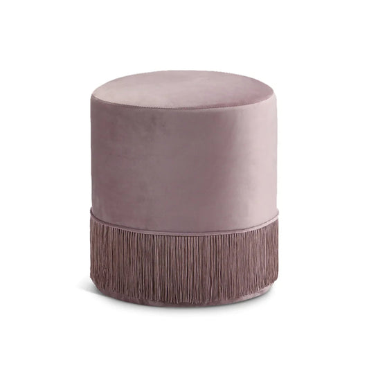 Teddy Velvet Ottoman | Stool