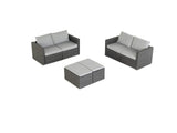 Transformer Patio Conversation Set - Modular 6 Piece to 10