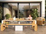 Transformer Outdoor Bar Cart - Panel Storage