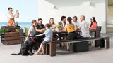 Transformer Outdoor Bar Cart - Panel Storage