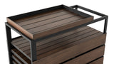 Transformer Outdoor Bar Cart - Panel Storage