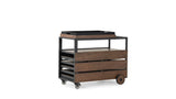 Transformer Outdoor Bar Cart - Panel Storage