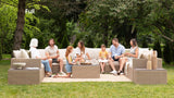 Transformer Patio Conversation Set - Modular 9 Piece to 15