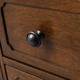 Transitional Wood Nightstand with Drawers and Power Outlet(Optional Types)