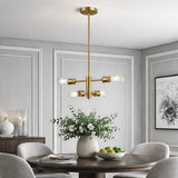 Trellis Four Lights Modern Gold Chandelier
