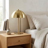 Tundra Table Lamp - Gold outer - White inner