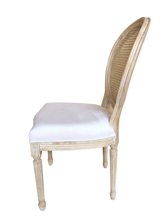 Louis Oval Back Side Chair (NWW)