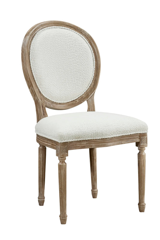 Louis Oval Back Side Chair (NWW)