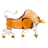 Charging Bull Heads Forward Animal Liquor Decanter