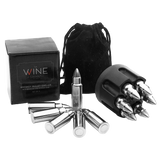 Whiskey Stones Bullets Stainless Steel - 1.75in Bullet Chillers Set of 6 Inside Realistic Revolver - Freezer Base, Made w/ Premium Stainless Steel, Large Reusable Chilling Ice Cube, Good for Whiskey