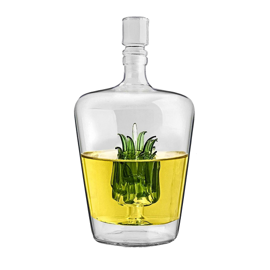 Tequila Decanter With Agave Plant,  25 Ounce Bottle
