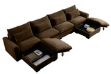 PERTH 157" 4-Seater Sofa with 2 Ottomans 12
