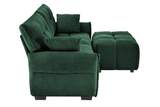 CHARLOTTE 78" 2-Seater Sofa with 1 Ottoman