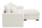 HARMONY 86" Sofa Loveseat with 1 Ottoman