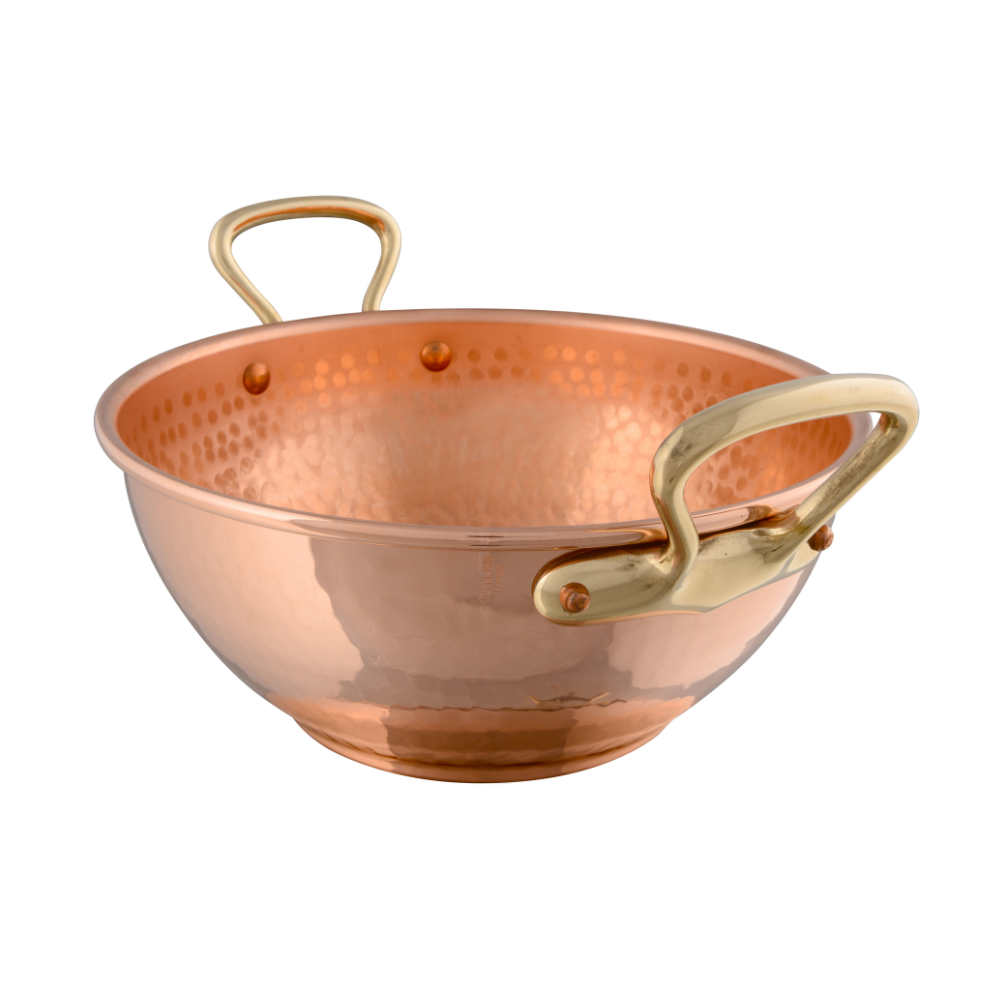 Mauviel M'PASSION Copper Sirup Pan With Brass Handles, 7.5-Qt