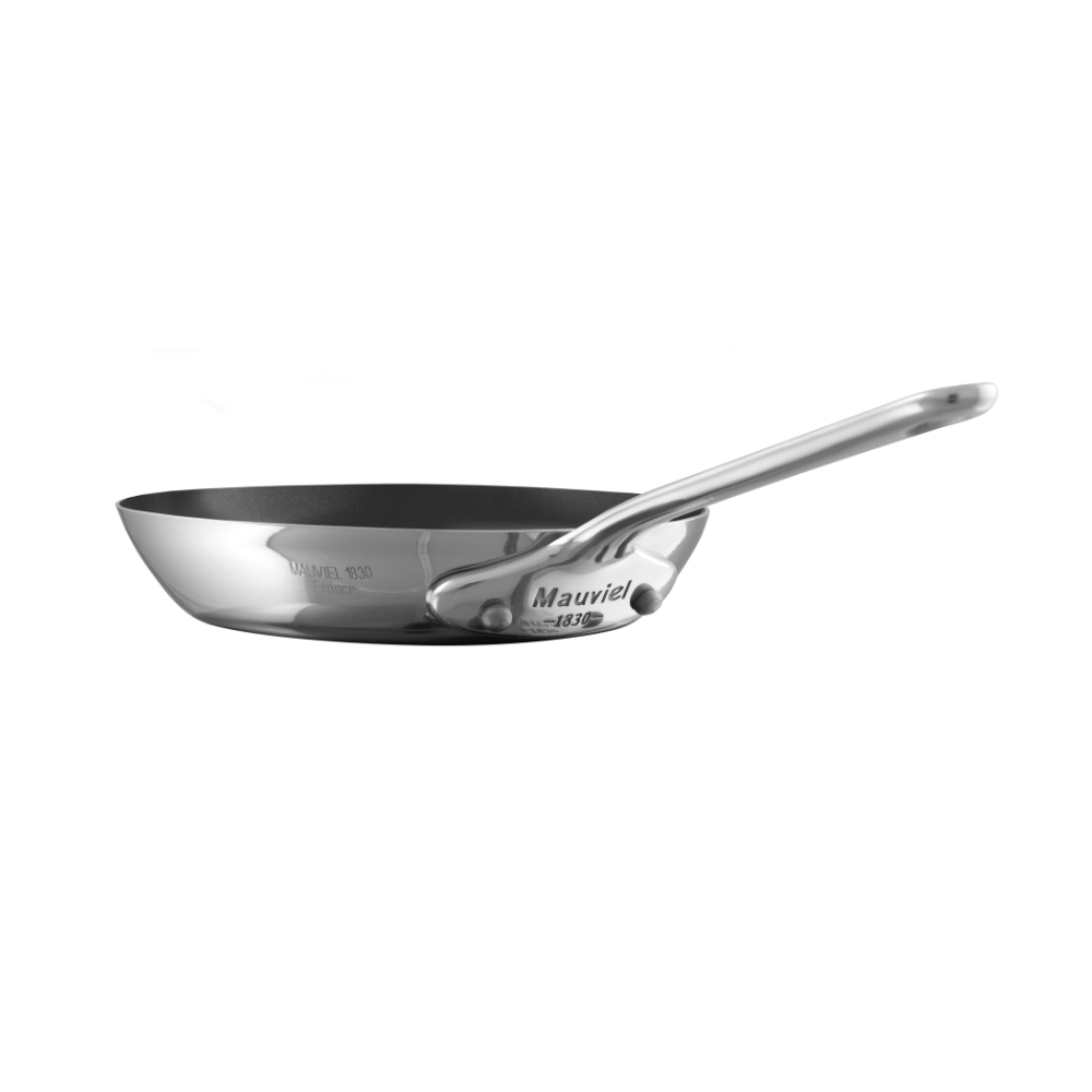 Mauviel M'MINIS Nonstick Round Frying Pan With Cast Stainless Steel Handle, 4.7-In