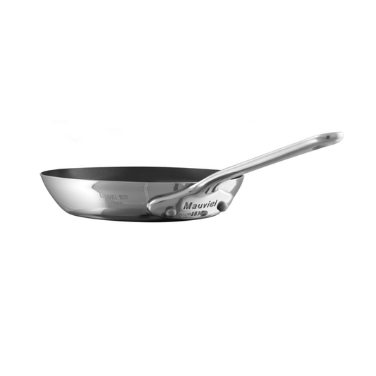 Mauviel M'MINIS Nonstick Round Frying Pan With Cast Stainless Steel Handle, 4.7-In