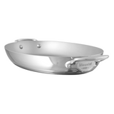Mauviel M'COOK 5-Ply Oval Pan With Cast Stainless Steel Handles