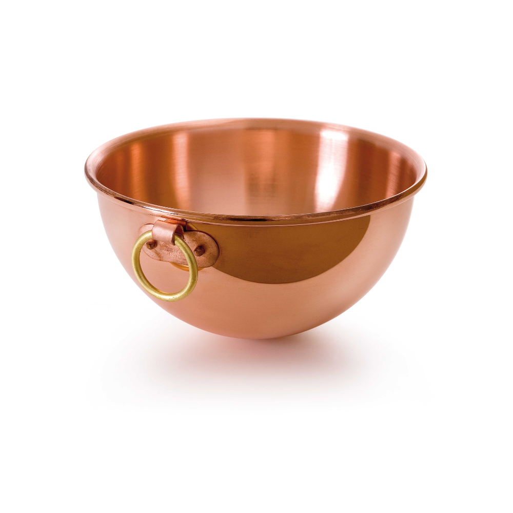 Mauviel M'PASSION Egg White Beating Bowl With Ring, 7.7-Qt