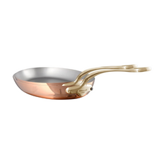 Mauviel M'Heritage 150 B 2-Piece Copper Oval Pan Set With Brass Handles