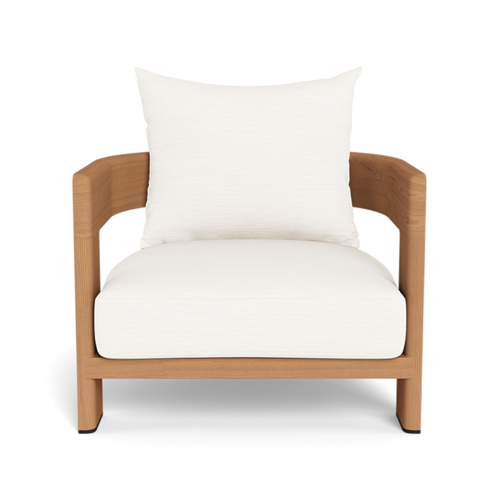 Shop Harbour Victoria Teak Lounge Chair (Teak Natural / Copacabana Sand)