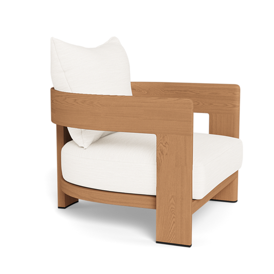 Shop Harbour Victoria Teak Lounge Chair (Teak Natural / Copacabana Sand)