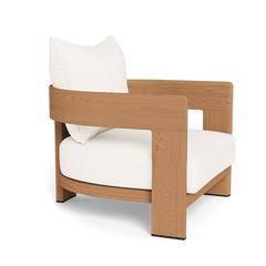 Shop Harbour Victoria Teak Lounge Chair (Teak Natural / Copacabana Sand)