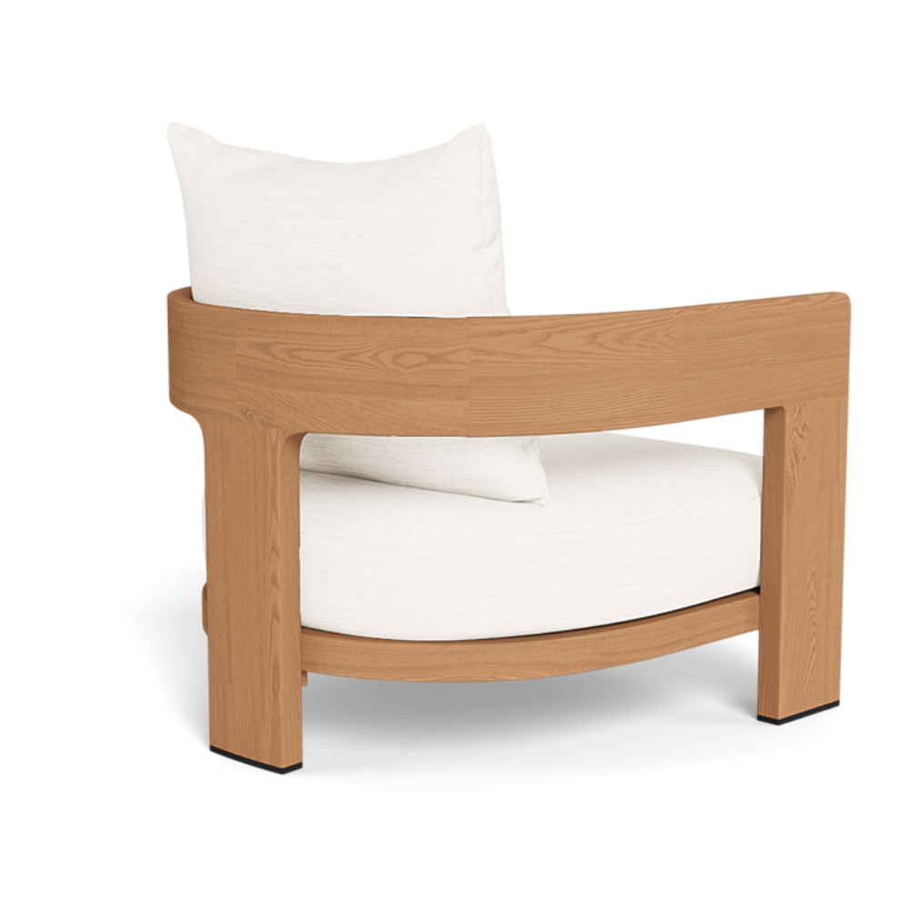 Shop Harbour Victoria Teak Lounge Chair (Teak Natural / Copacabana Sand)