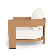 Shop Harbour Victoria Teak Lounge Chair (Teak Natural / Copacabana Sand)