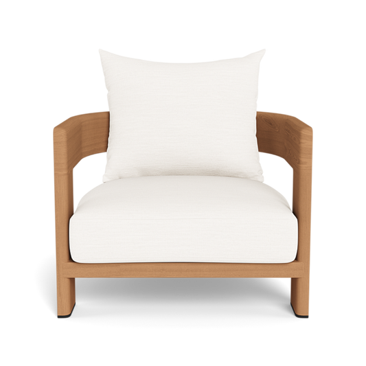 Shop Harbour Victoria Teak Lounge Chair (Teak Natural / Copacabana Sand)