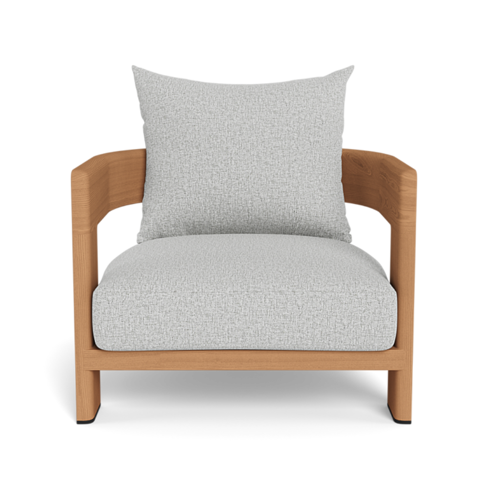 Shop Harbour Victoria Teak Lounge Chair (Teak Natural / Copacabana Sand)