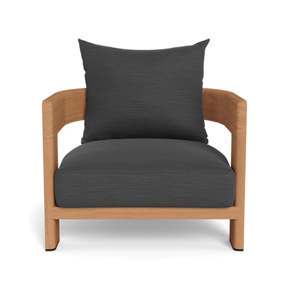 Shop Harbour Victoria Teak Lounge Chair (Teak Natural / Copacabana Sand)