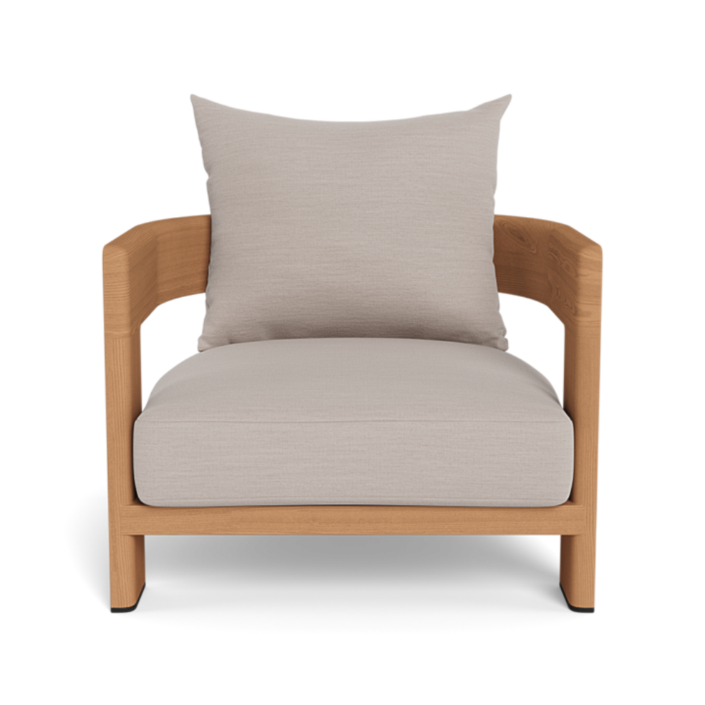 Shop Harbour Victoria Teak Lounge Chair (Teak Natural / Copacabana Sand)