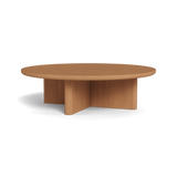 Victoria Teak Round Slatted Coffee Table