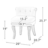 Moises Velvet Vanity Stool(Optional Types)