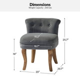Moises Velvet Vanity Stool(Optional Types)