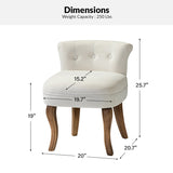 Moises Velvet Vanity Stool(Optional Types)
