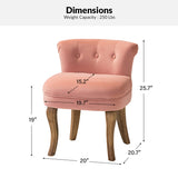 Moises Velvet Vanity Stool(Optional Types)