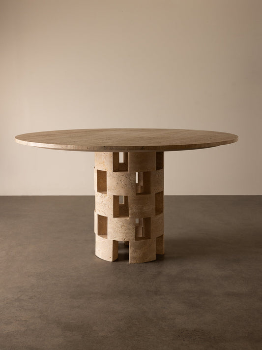 Vivi Dining Table Travertine