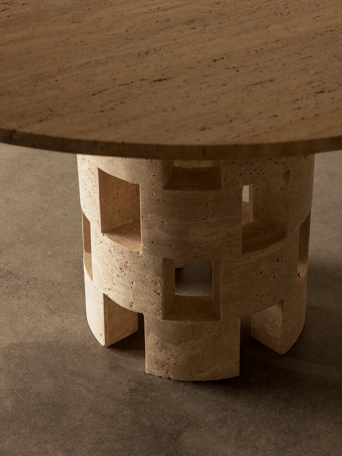 Vivi Dining Table Travertine