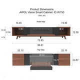 LTV-3500 Pro Plus 150'' Wall-Mount Cinematic ALR Screen Bundle