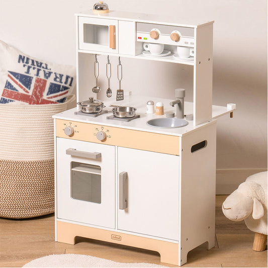 ROBUD Wooden Kids Play Kitchen Set - DIY Stickers