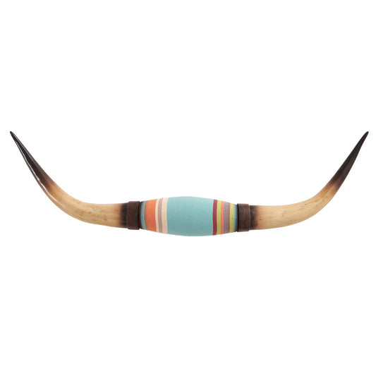 Longhorn Southwestern Wall Sculpture with Felt Wrap