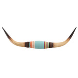 Longhorn Southwestern Wall Sculpture with Felt Wrap