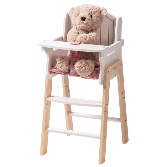 ROBUD Wooden Play High Chair - White